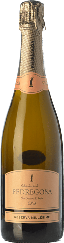 14,95 € Kostenloser Versand | Weißer Sekt Pedregosa Millésimé Reserve — Gereift D.O. Cava Katalonien Spanien Pinot Noir — Spätburgunder, Chardonnay Flasche 75 cl
