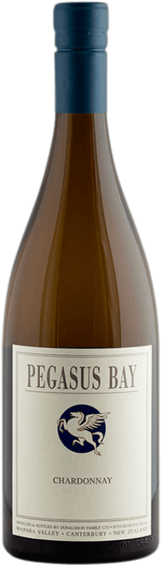 48,95 € Spedizione Gratuita | Vino bianco Pegasus Bay Crianza I.G. Waipara Waipara Nuova Zelanda Chardonnay Bottiglia 75 cl