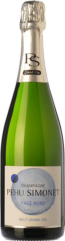 41,95 € Kostenloser Versand | Weißer Sekt Pehu Simonet Face Nord Brut Große Reserve A.O.C. Champagne Champagner Frankreich Spätburgunder, Chardonnay Flasche 75 cl