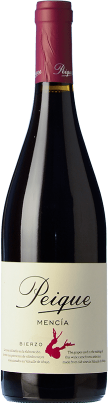 7,95 € Envoi gratuit | Vin rouge Peique Jeune D.O. Bierzo Castille et Leon Espagne Mencía Bouteille 75 cl