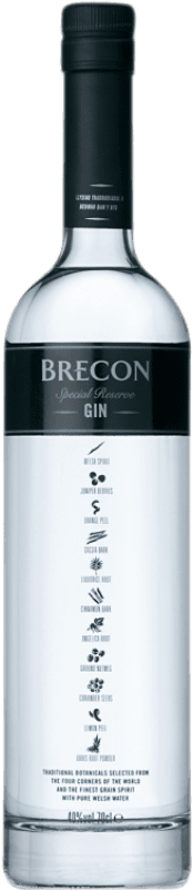 19,95 € Kostenloser Versand | Gin Penderyn Brecon Special Gin Reserve Wales Großbritannien Flasche 70 cl