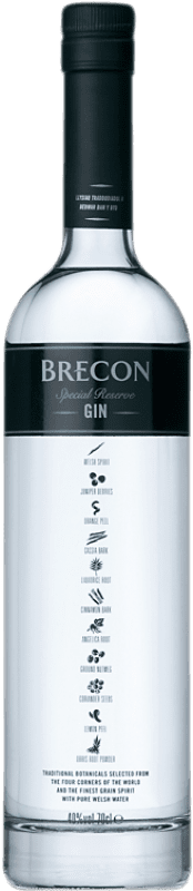 24,95 € Envío gratis | Ginebra Gin Penderyn Brecon Special — Especial Reserva País de Gales Reino Unido 70 cl
