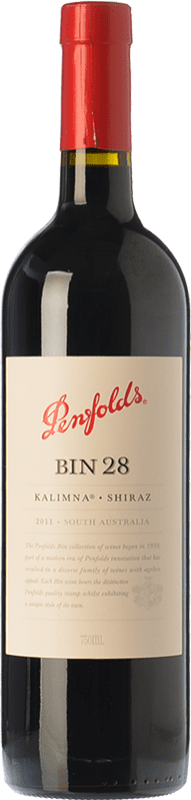 48,95 € Бесплатная доставка | Красное вино Penfolds Bin 28 Kalimna Shiraz Crianza — Крианса I.G. Southern Australia Южная Австралия Австралия Syrah — Сира 75 cl