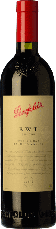 219,95 € 免费送货 | 红酒 Penfolds RWT Shiraz 岁 I.G. Southern Australia 南澳大利亚 澳大利亚 Syrah 瓶子 75 cl