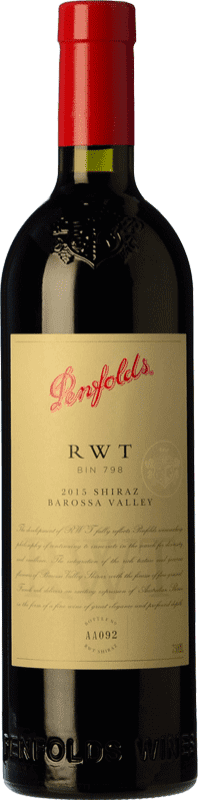 234,95 € Envio grátis | Vinho tinto Penfolds RWT Shiraz Crianza I.G. Southern Australia Austrália Meridional Austrália Syrah Garrafa 75 cl