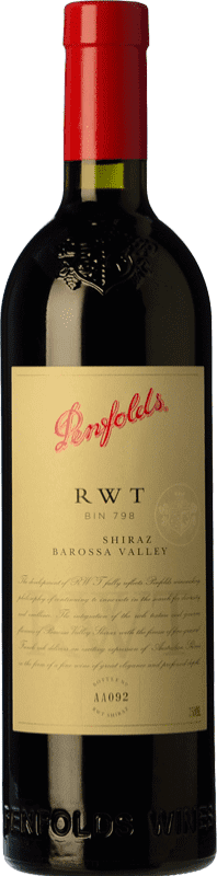 232,95 € Free Shipping | Red Wine Penfolds RWT Shiraz Crianza — Aged I.G. Southern Australia Southern Australia Australia Syrah — Shiraz Bottle 75 cl