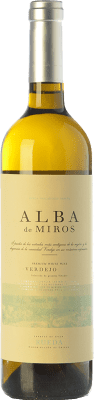 10,95 € Spedizione Gratuita | Vino Bianco Peñafiel Alba de Miros D.O. Rueda Castilla y León Spagna Verdejo 75 cl