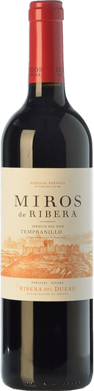 7,95 € Free Shipping | Red wine Peñafiel Miros Cosecha Young D.O. Ribera del Duero Castilla y León Spain Tempranillo Bottle 75 cl