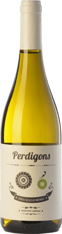 7,95 € Envio grátis | Vinho branco Perdigons Blanc D.O. Terra Alta Catalunha Espanha Viognier, Macabeo Garrafa 75 cl