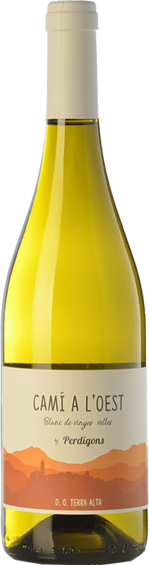 8,95 € Spedizione Gratuita | Vino bianco Perdigons Camí a L'Oest D.O. Terra Alta Catalogna Spagna Grenache Bianca, Macabeo Bottiglia 75 cl