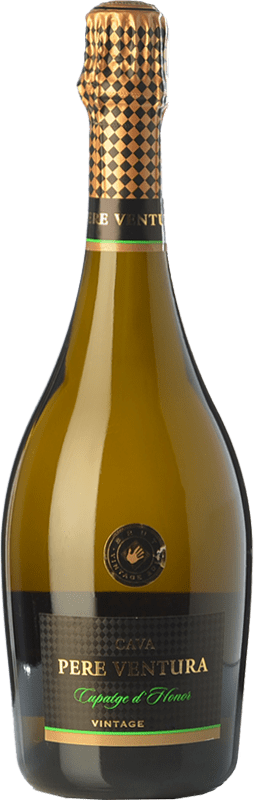 19,95 € Free Shipping | White sparkling Pere Ventura Cupatge d'Honor Reserve D.O. Cava Catalonia Spain Xarel·lo, Chardonnay Bottle 75 cl