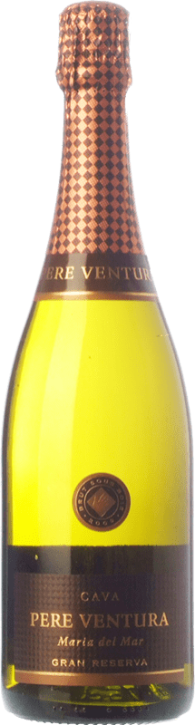 25,95 € Envoi gratuit | Vin Mousseux Blanc Pere Ventura Maria del Mar Cuvée Grande Réserve D.O. Cava Catalogne Espagne Xarel·lo, Chardonnay Bouteille 75 cl