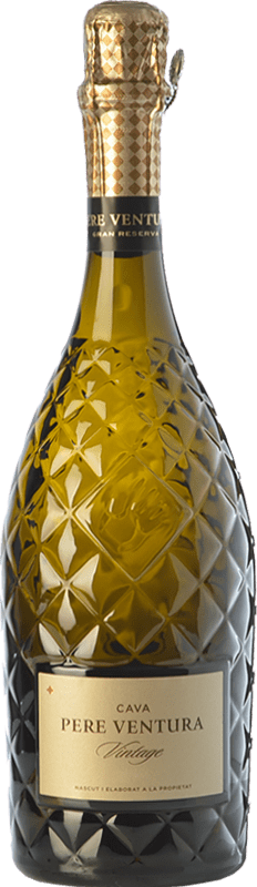 48,95 € Envoi gratuit | Blanc mousseux Pere Ventura Vintage Grande Réserve D.O. Cava Catalogne Espagne Xarel·lo, Chardonnay Bouteille 75 cl