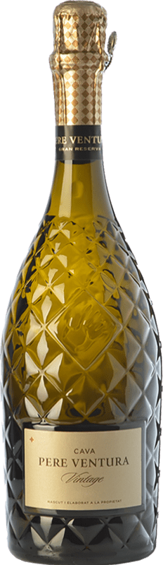 36,95 € Envoi gratuit | Vin Mousseux Blanc Pere Ventura Vintage Grande Réserve D.O. Cava Catalogne Espagne Xarel·lo, Chardonnay Bouteille 75 cl