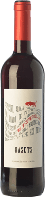 5,95 € Spedizione Gratuita | Vino Rosso Pere Ventura Basets Giovane D.O. Catalunya Catalogna Spagna Merlot, Cabernet Sauvignon 75 cl