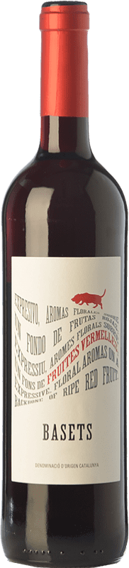 5,95 € Envoi gratuit | Vin Rouge Pere Ventura Basets Jeune D.O. Catalunya Catalogne Espagne Merlot, Cabernet Sauvignon Bouteille 75 cl