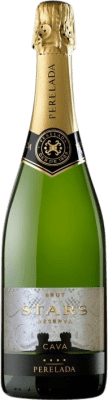 13,95 € Free Shipping | White sparkling Perelada Stars Brut Reserve D.O. Cava Catalonia Spain Macabeo, Xarel·lo, Parellada Bottle 75 cl