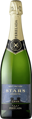 11,95 € Envio grátis | Espumante branco Perelada Stars Brut Nature Reserva D.O. Cava Catalunha Espanha Macabeo, Xarel·lo, Parellada Garrafa 75 cl