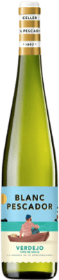 6,95 € Envio grátis | Vinho branco Perelada Blanc Pescador D.O. Empordà Catalunha Espanha Verdejo Garrafa 75 cl