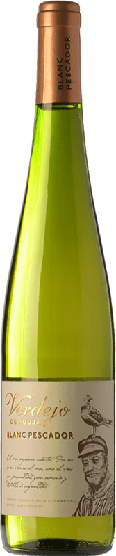 6,95 € Spedizione Gratuita | Vino bianco Perelada Blanc Pescador D.O. Empordà Catalogna Spagna Verdejo Bottiglia 75 cl
