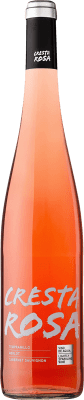 6,95 € Free Shipping | Rosé Wine Perelada & Chivite Cresta Rosa Young D.O. Empordà Catalonia Spain Tempranillo, Garnacha — Grenache, Cariñena — Carignan Bottle 75 cl
