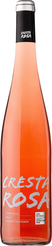 6,95 € Spedizione Gratuita | Vino rosato Perelada & Chivite Cresta Rosa Giovane D.O. Empordà Catalogna Spagna Tempranillo, Grenache, Carignan Bottiglia 75 cl