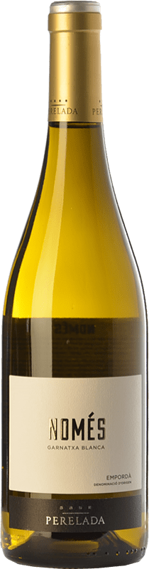 10,95 € Spedizione Gratuita | Vino bianco Perelada Només Garnatxa Blanca D.O. Empordà Catalogna Spagna Grenache Bianca Bottiglia 75 cl