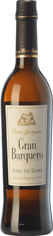 17,95 € Free Shipping | Fortified Wine Pérez Barquero Gran Barquero Primavera Fino en Rama — Unfiltered D.O. Montilla-Moriles Andalusia Spain Pedro Ximénez Medium Bottle 50 cl