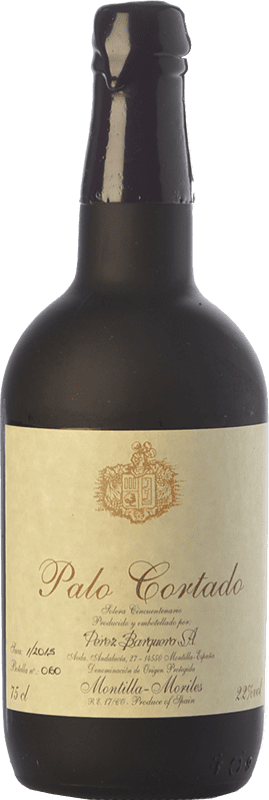 285,95 € Spedizione Gratuita | Vino fortificato Pérez Barquero Solera 1955 Palo Cortado D.O. Montilla-Moriles Andalusia Spagna Pedro Ximénez Bottiglia 75 cl