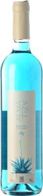 11,95 € Envio grátis | Vinho branco Perfer Alma Azul Still Espanha Chardonnay Garrafa 75 cl