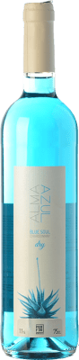 11,95 € Envío gratis | Vino blanco Perfer Alma Azul Still España Chardonnay Botella 75 cl