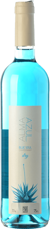 10,95 € Kostenloser Versand | Weißwein Perfer Alma Azul Still Spanien Chardonnay Flasche 75 cl