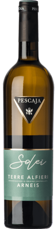 18,95 € Spedizione Gratuita | Vino bianco Pescaja Terre Alfieri D.O.C.G. Roero Piemonte Italia Arneis Bottiglia 75 cl