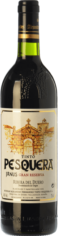 121,95 € Бесплатная доставка | Красное вино Pesquera Janus Гранд Резерв D.O. Ribera del Duero Кастилия-Леон Испания Tempranillo бутылка 75 cl