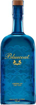 32,95 € 免费送货 | 金酒 Philadelphia Bluecoat American Dry Gin 美国 瓶子 70 cl