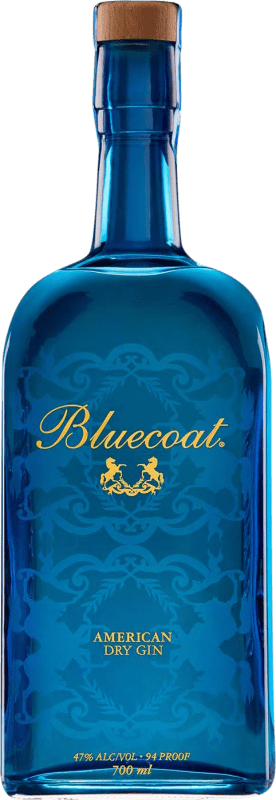 36,95 € Бесплатная доставка | Джин Philadelphia Bluecoat American Dry Gin Соединенные Штаты бутылка 70 cl