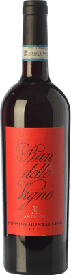 31,95 € Envio grátis | Vinho tinto Pian delle Vigne D.O.C. Rosso di Montalcino Tuscany Itália Sangiovese Garrafa 75 cl