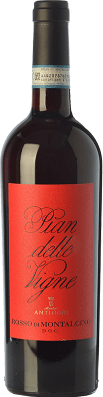 31,95 € 免费送货 | 红酒 Pian delle Vigne D.O.C. Rosso di Montalcino 托斯卡纳 意大利 Sangiovese 瓶子 75 cl