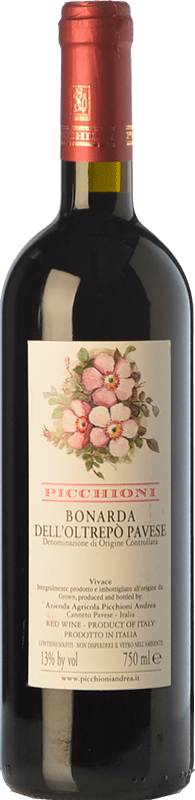 9,95 € Envoi gratuit | Vin Rouge Picchioni Bonarda Vivace D.O.C. Oltrepò Pavese Lombardia Italie Bonarda Eco Biologique Bouteille 75 cl