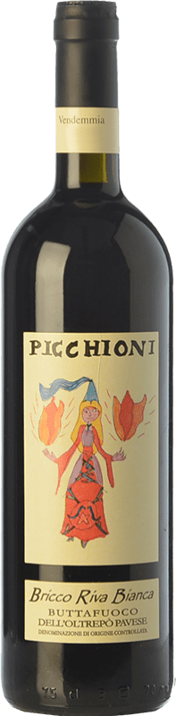29,95 € Spedizione Gratuita | Vino Rosso Picchioni Buttafuoco Bricco Riva Bianca D.O.C. Oltrepò Pavese lombardia Italia Barbera, Croatina, Vespolina Eco — Biologico 75 cl