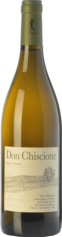 25,95 € Spedizione Gratuita | Vino Bianco Pierluigi Zampaglione Don Chisciotte I.G.T. Campania Campania Italia Fiano 75 cl