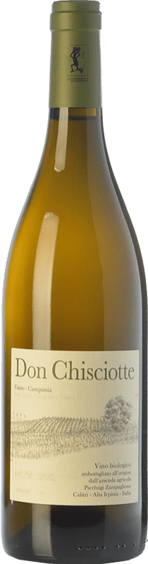 24,95 € Envío gratis | Vino blanco Pierluigi Zampaglione Don Chisciotte I.G.T. Campania Campania Italia Fiano Botella 75 cl