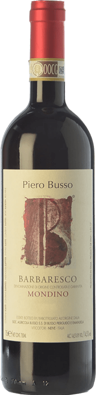 49,95 € 免费送货 | 红酒 Piero Busso Mondino D.O.C.G. Barbaresco 皮埃蒙特 意大利 Nebbiolo 瓶子 75 cl