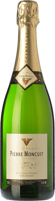 58,95 € Envio grátis | Espumante branco Pierre Moncuit Blanc de Blancs Hugues de Coulmet A.O.C. Champagne Champagne França Chardonnay Garrafa 75 cl