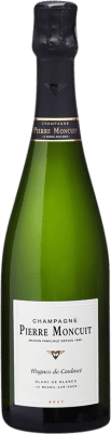 65,95 € Envio grátis | Espumante branco Pierre Moncuit Blanc de Blancs Hugues de Coulmet A.O.C. Champagne Champagne França Chardonnay Garrafa 75 cl