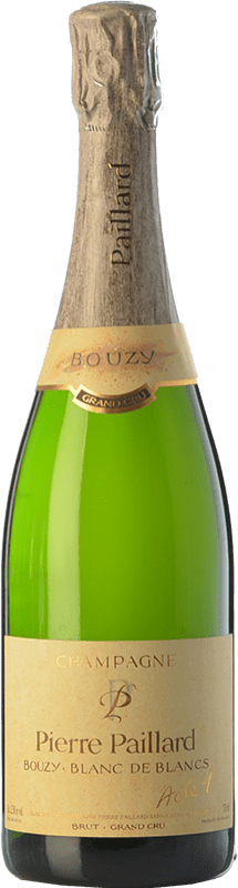 74,95 € Бесплатная доставка | Белое игристое Pierre Paillard Blanc de Blancs Mottelettes A.O.C. Champagne шампанское Франция Chardonnay бутылка 75 cl