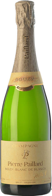77,95 € Envio grátis | Espumante Branco Pierre Paillard Mottelettes Blanc de Blancs A.O.C. Champagne Champagne França Chardonnay 75 cl