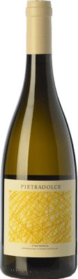 21,95 € Envío gratis | Vino blanco Pietradolce Bianco D.O.C. Etna Sicilia Italia Carricante Botella 75 cl