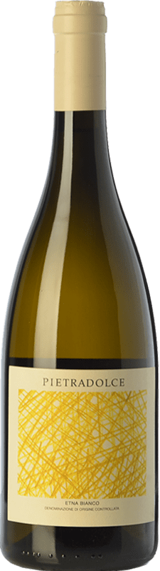 21,95 € Spedizione Gratuita | Vino bianco Pietradolce Bianco D.O.C. Etna Sicilia Italia Carricante Bottiglia 75 cl