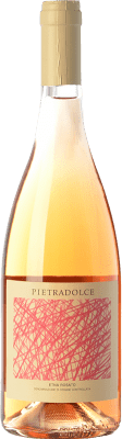29,95 € Kostenloser Versand | Rosé-Wein Pietradolce Rosato D.O.C. Etna Sizilien Italien Nerello Mascalese Flasche 75 cl